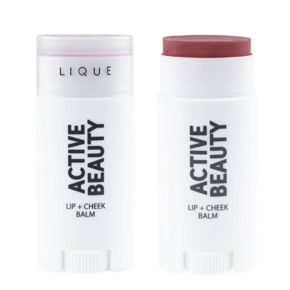 Lique Cosmetics Active Beauty Lip & Cheek Balm Stick in Brilliant - Picture 1 of 5